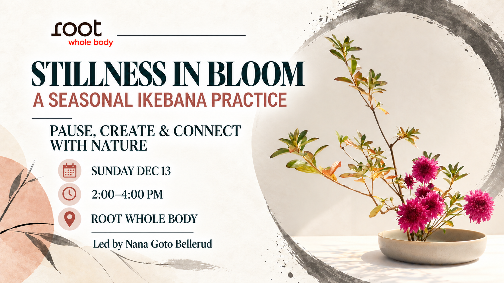 Stillness in Bloom: A seasonal ikebana Practice